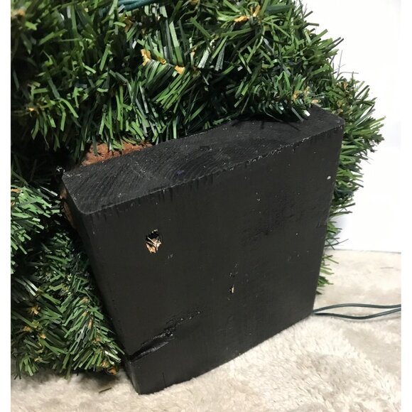 Pre-Lit Mini Christmas Tree With Snowman Family Decoration & Happy Holidays Sign - Picture 7 of 7